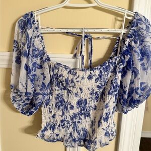 Women’s smocked top